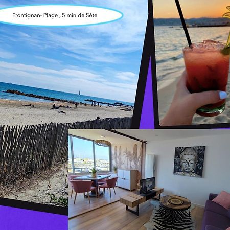 La Perle Bleue, 100 M De La Plage, Parking, Wifi 弗龙蒂尼昂 外观 照片
