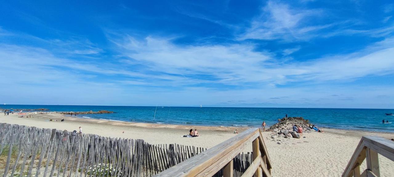 La Perle Bleue, 100 M De La Plage, Parking, Wifi 弗龙蒂尼昂 外观 照片